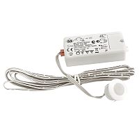 Выключатель врезной PIR250, датчик движения 2м, max 220V, max 250W, провод 2м, белый — купить оптом и в розницу в интернет магазине GTV-Meridian.